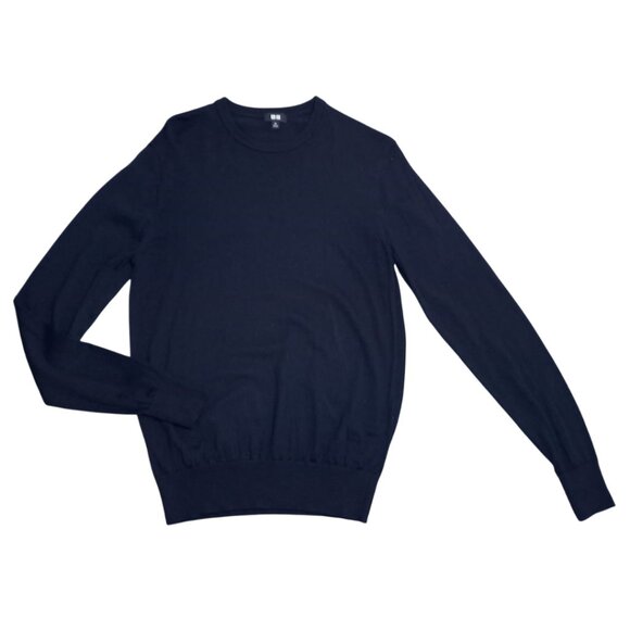 UNIQLO Navy Crewneck Sweater – Women’s XS – Lightweight Classic Knit - Picture 1 of 5